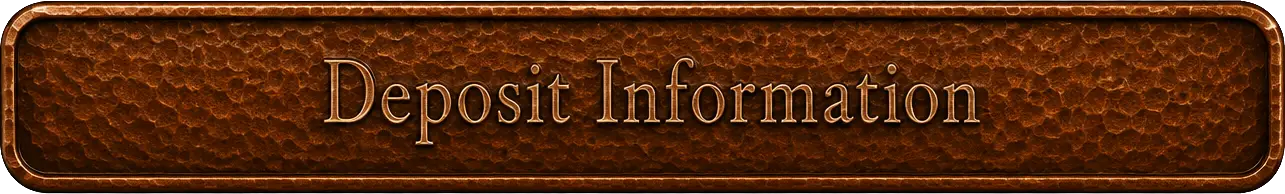 Deposit Information